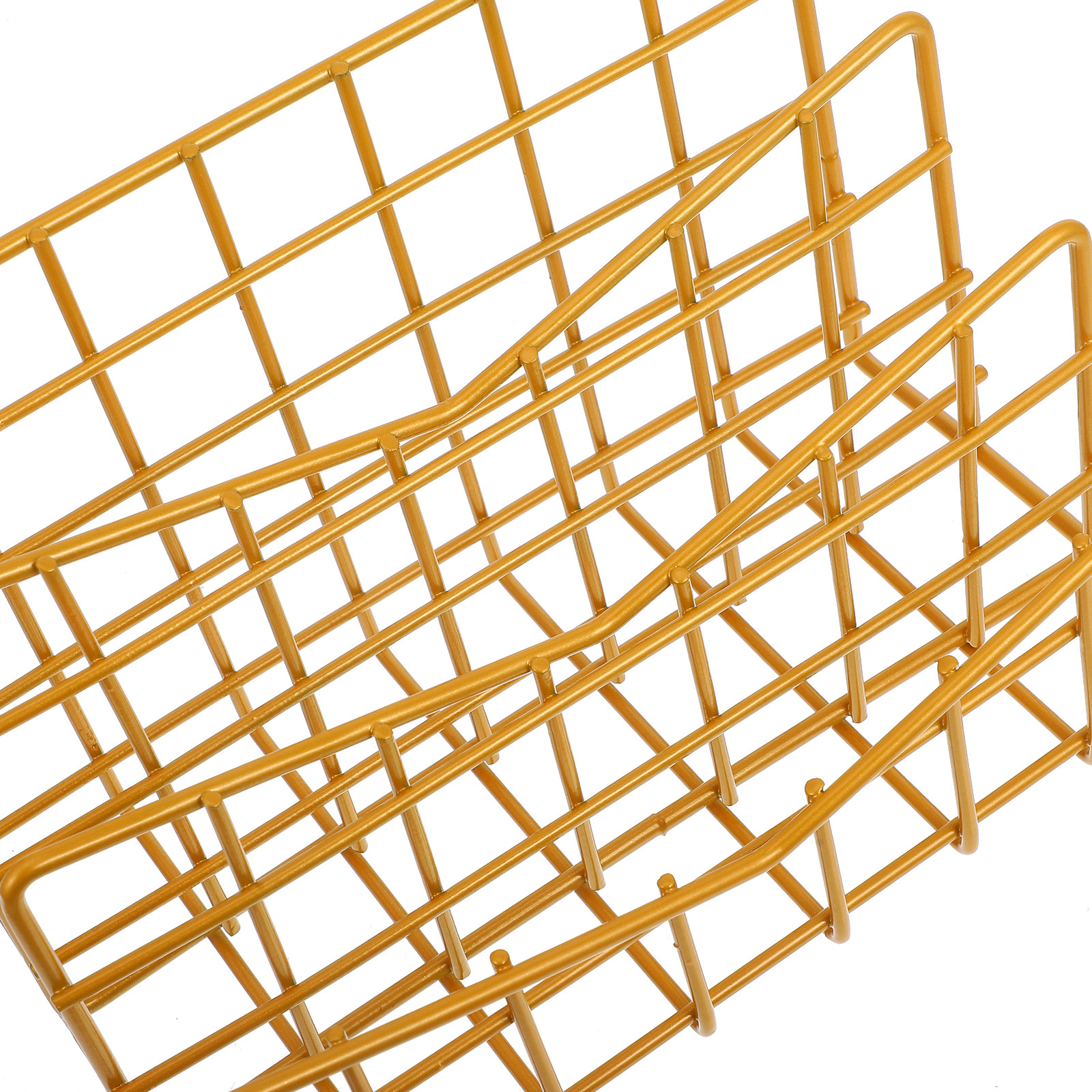 1Pcs Electroplated Metal Stora - Magazine Holder Rack reseña y precio