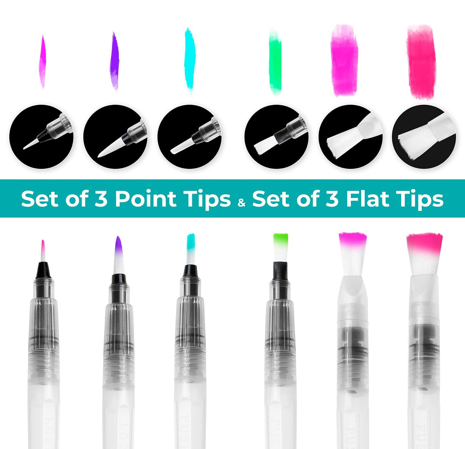6/12/18pcs Water Color Brush P - Correction Pen Fine reseña y precio