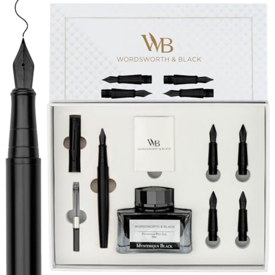 Fountain Pen Gift Set, Include - Fountain Pen Bottled Ink reseña y precio