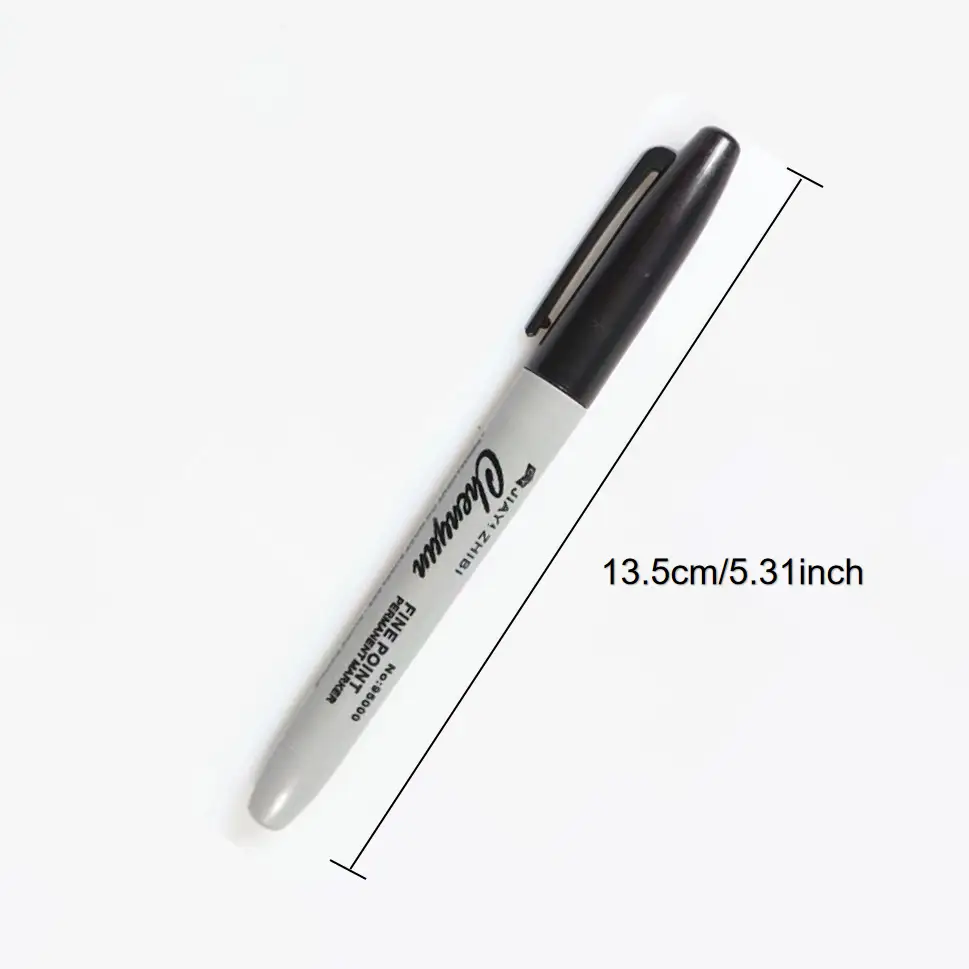 12pcs Black Permanent Marker P - Correction Pen Fine reseña y precio