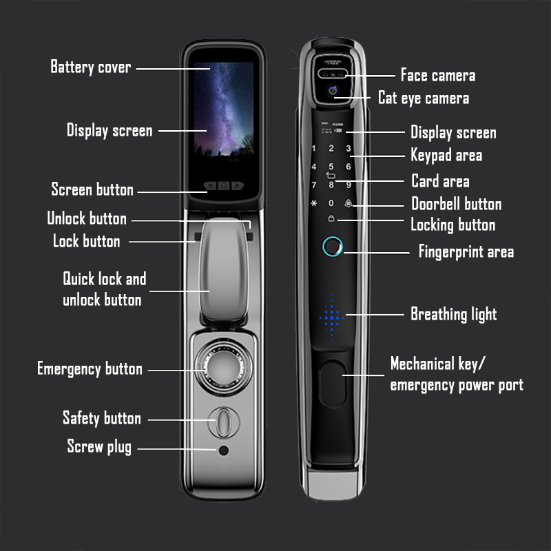 Wifi Tuya APP Face Recognition - Letter Opener Brass reseña y precio