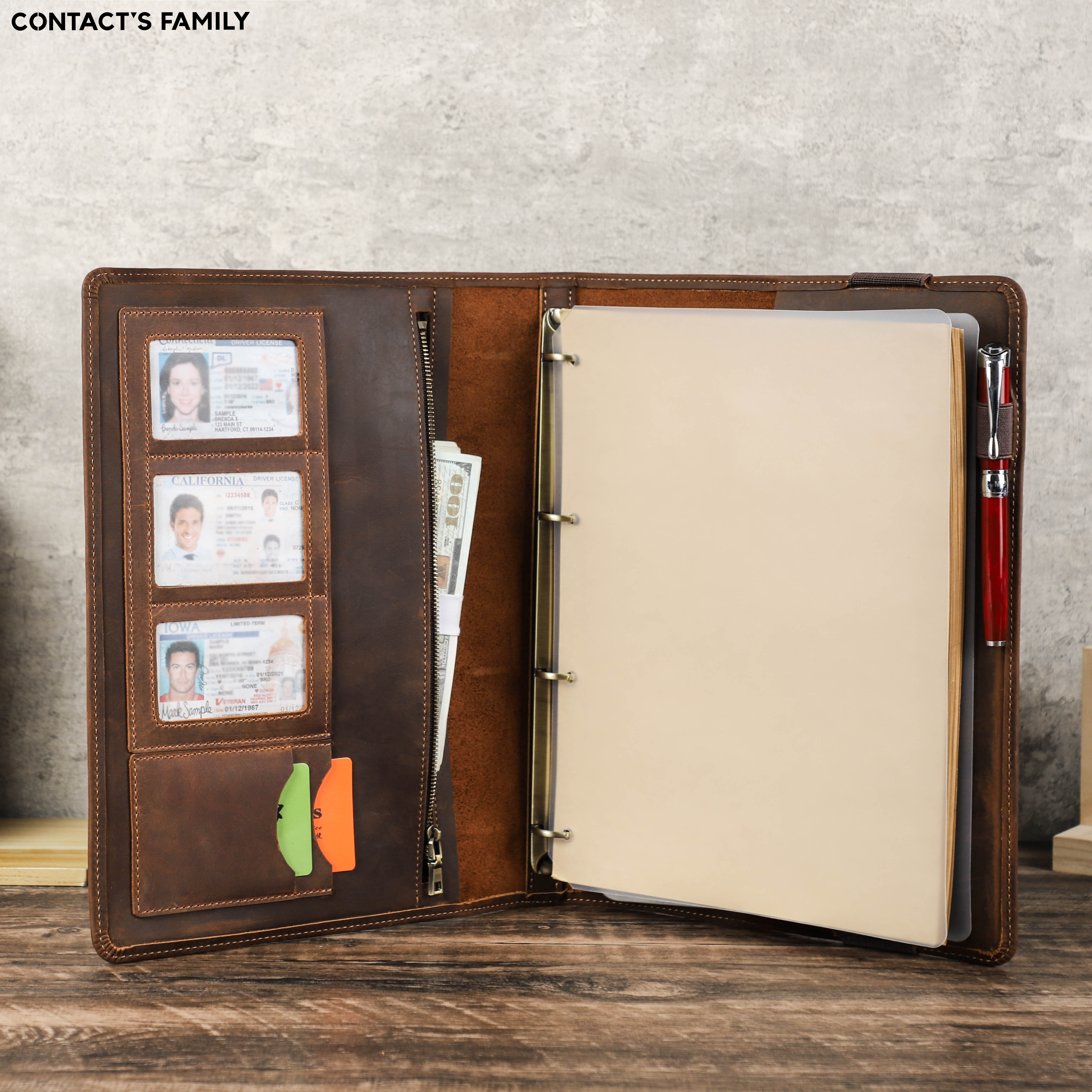 Luxury Retro Business A4 Noteb - Binder A4 Lever reseña y precio