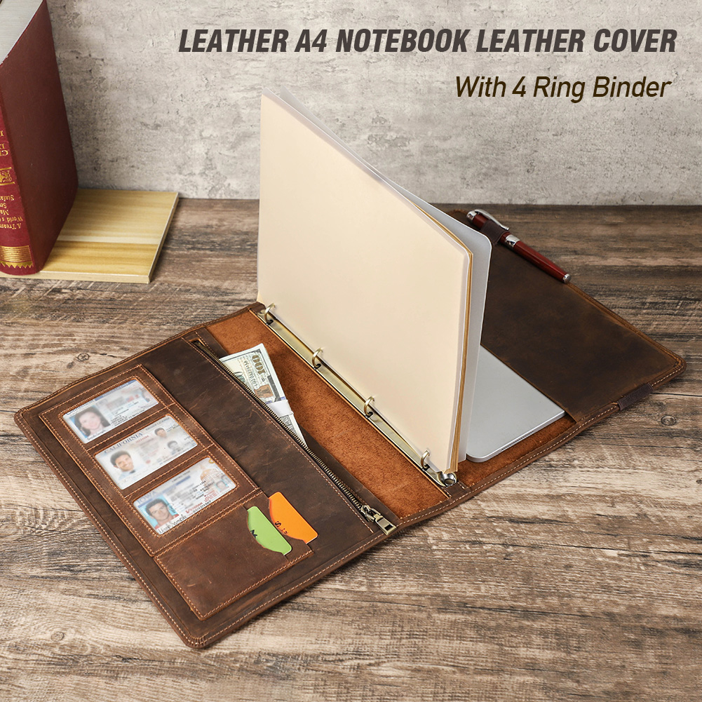 Luxury Retro Business A4 Noteb - Binder A4 Lever reseña y precio