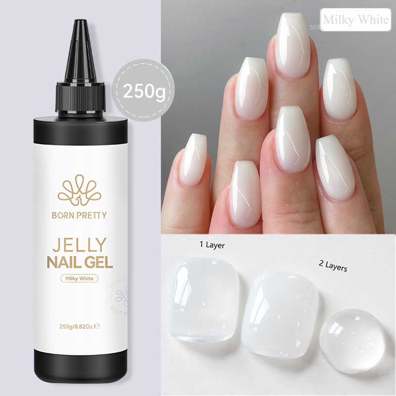 BORN PRETTY 250g Jelly Milky W - Gel Refill Pack reseña y precio