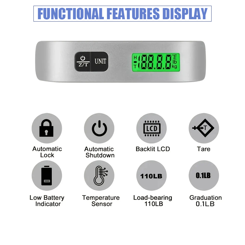 Portable Scale Digital LCD Dis - Tape Dispenser Weighted reseña y precio