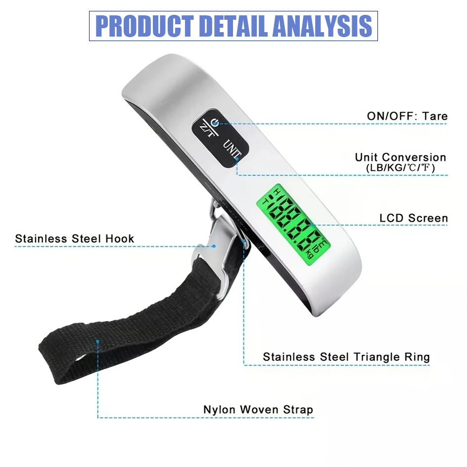 Portable Scale Digital LCD Dis - Tape Dispenser Weighted reseña y precio
