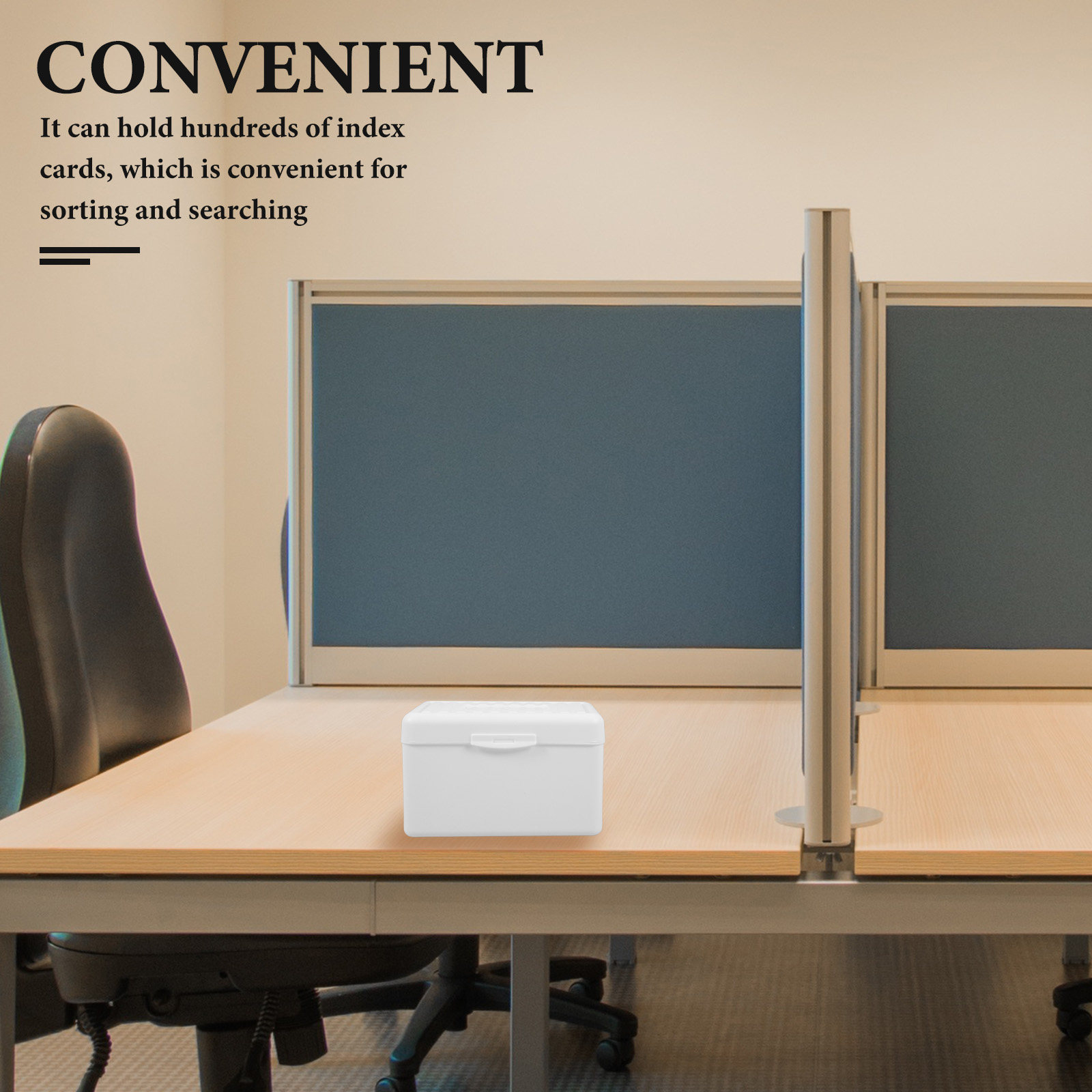 Efficient Desk Business Card H - Card Index Box reseña y precio