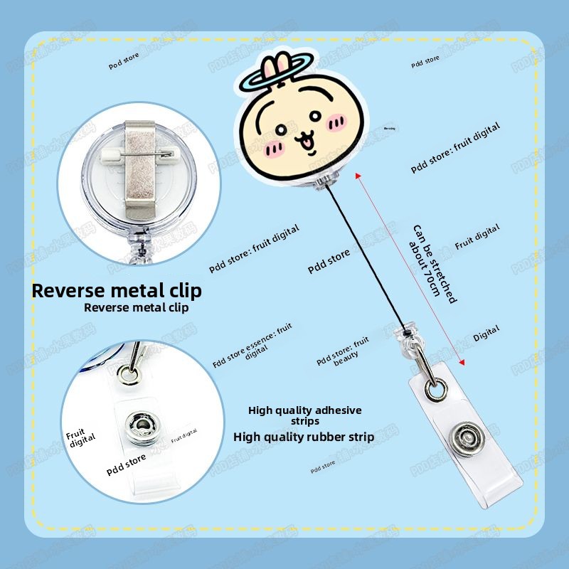 jiyi Retractable Badge Reel Ka - Index Card Holder reseña y precio
