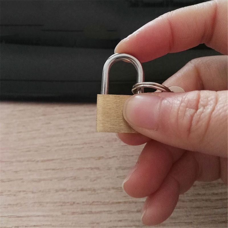 Brass Padlock with Keys, Small - Letter Opener Brass reseña y precio