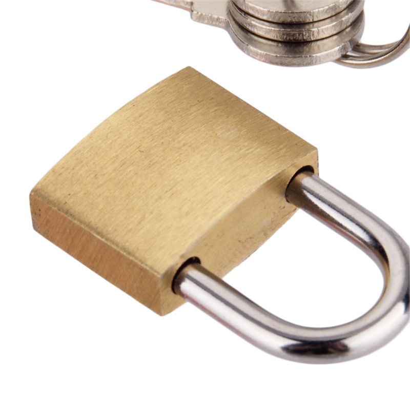 Brass Padlock with Keys, Small - Letter Opener Brass reseña y precio