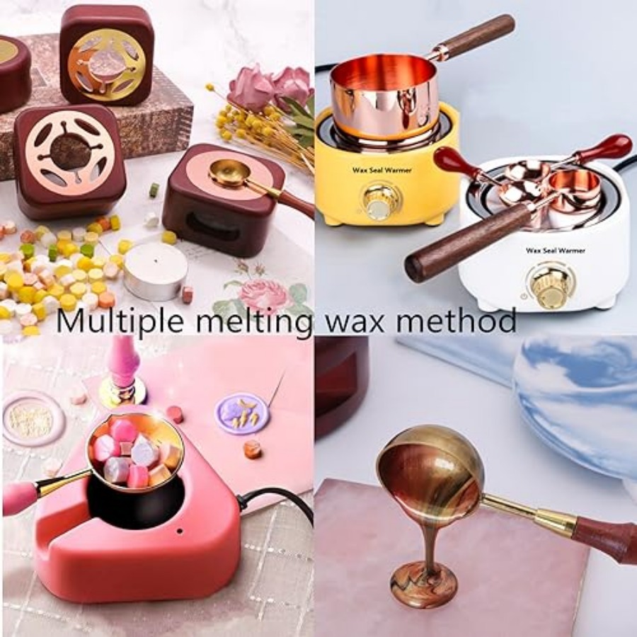 600Pcs Wax Seal Beads, Sealing - Wax Seal Stamp Set reseña y precio