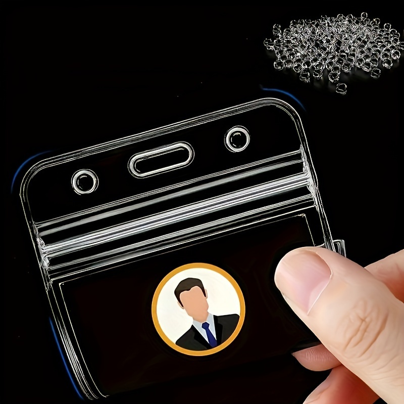 transparent waterproof name ba - Index Card Holder reseña y precio