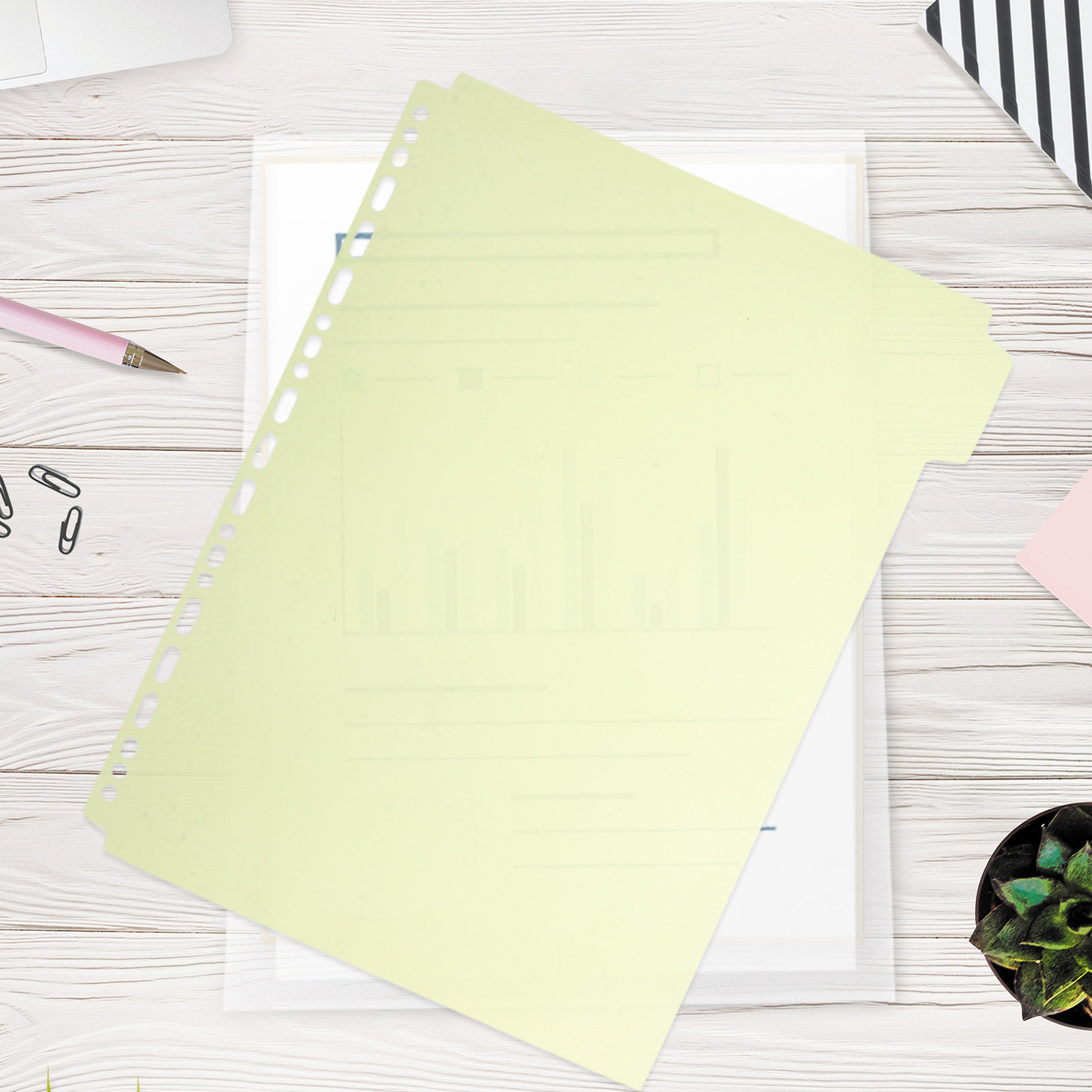 6Pcs File Binder Dividers A4 I - Tab Divider A4 reseña y precio