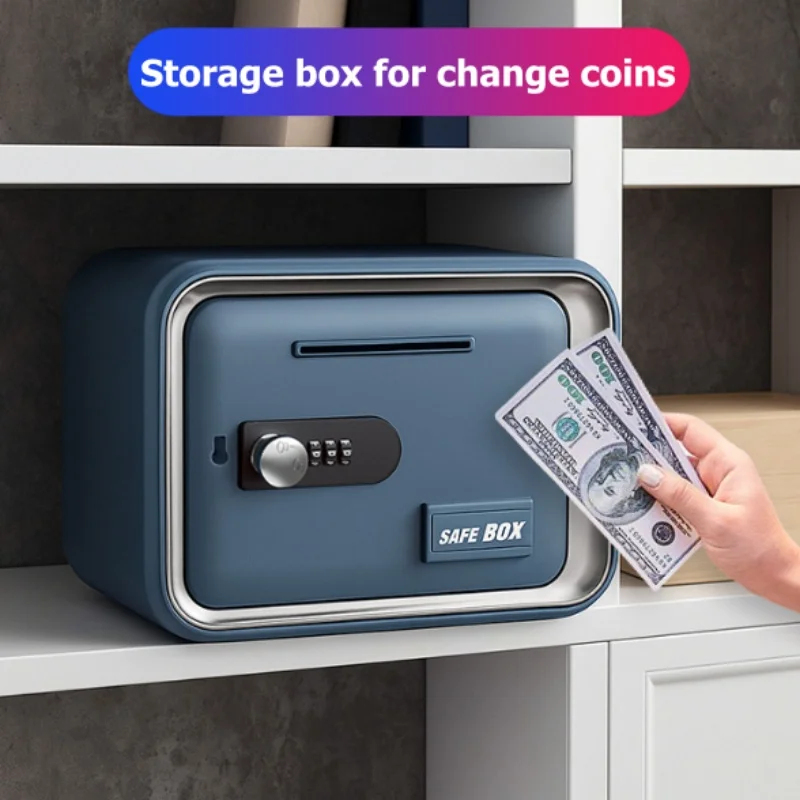24x18x15cm Safe Box with Key L - Card Index Box reseña y precio