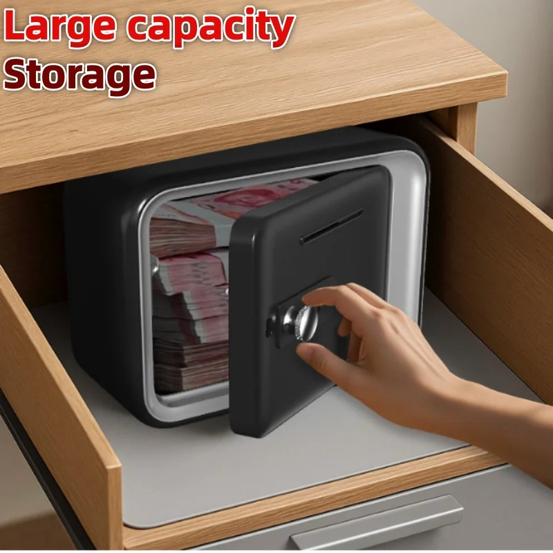 24x18x15cm Safe Box with Key L - Card Index Box reseña y precio